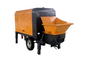 Quality Orange 30m3/H Hydraulic Concrete Pump 110Kw Concrete Grouting Machine wholesale