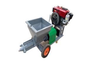 Quality 3Mpa Diesel Wall Cement Spray Plaster Machine 10M Height wholesale