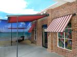 Aluminum Retractable Window Awnings Drop Arm Canopy