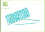 Beautiful Thin Star Paper Straws , Cocktail Drink Straws For Kids Birthday Party