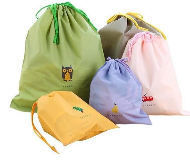 Recycled Foldable Nylon Polyester Tote Bag with logos polyester shopping bag Custom advertising handle non woven bag PAC