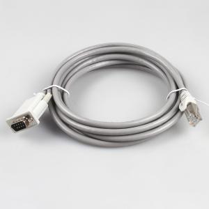Quality CAT5E Ethernet Industrial Wire Harness 26AWG 8P8C RJ45 To DB9 Female Gray Color wholesale