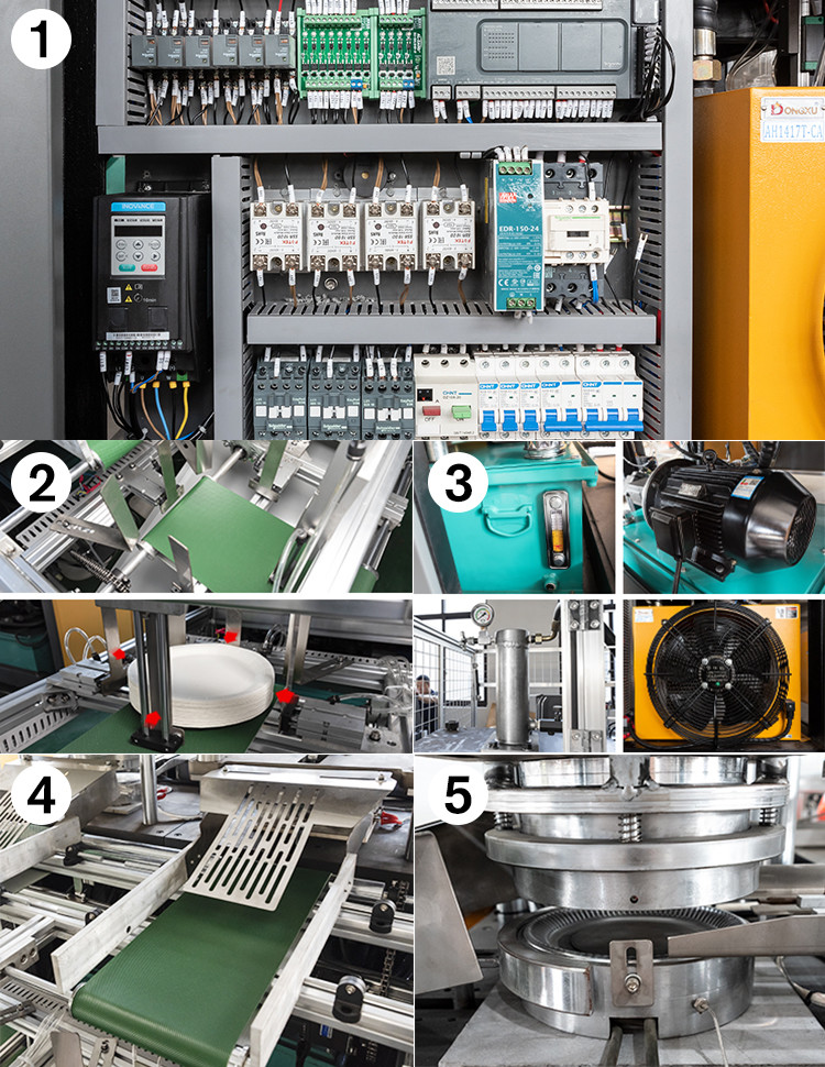 3-16 Inch Disposable Full Automatic Forming Paper Plate Making Machine Price List