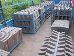 Quality Alloy Steel Liner Castings 3.8M for Cement Mill / Grinding Mill wholesale
