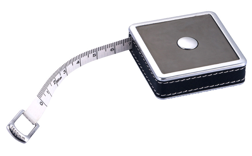 Customized Double Sided Retractable PU Tape Measure 12mm Blade 150mm/60inch Range Accuracy In Various Shapes