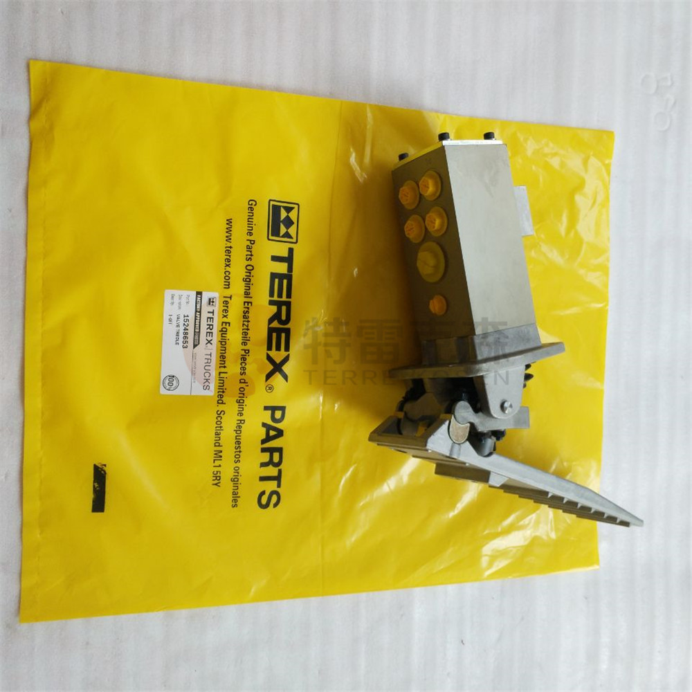 TEREX 15248653 VALVE-TREADLE for terex tr50 truck parts tr100 parts