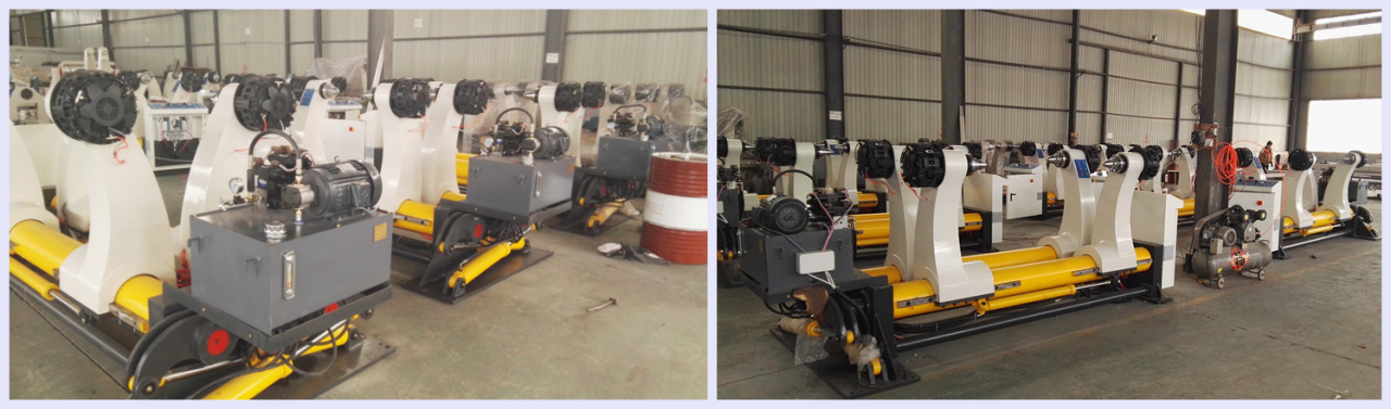 Reel Paper Hydraulic Shaftless Mill Roll Stand For Corrugator Line