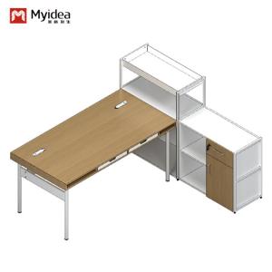 Quality Commercial Furniture White Side Counter Desk with Customizable Options wholesale
