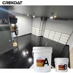 Unique Aesthetic Residential Metallic Epoxy Floor Coating Resistant To Fading