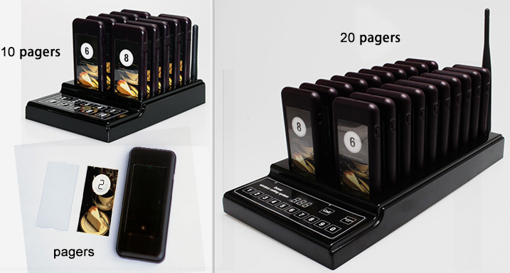 Best price long range frequency 433Mhz wireless queue management system for restaurant and cafe