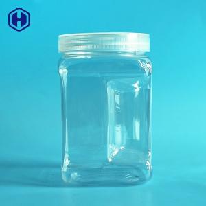 Quality Food Grade Plastic Storage Jars With Screw Lids Airtight Leakage Proof wholesale
