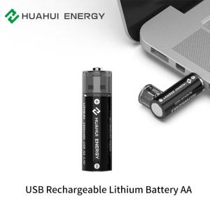 Quality USB Rechargeable Li Ion Battery Cell , 1.5V 1000mAh AA 02 Type C Battery 18650 wholesale