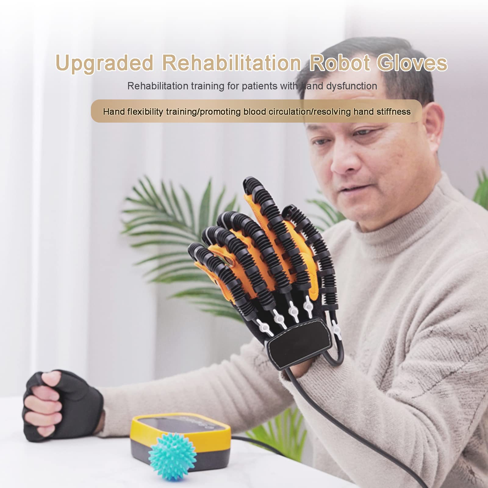 Stroke Rehabilitation Hand Robot Training Finger Rehabilitation Device Splint