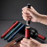 FDA LFGB Pneumatic Bottle Opener Bar Tool Set Air Pump Wine Opener For Elderly