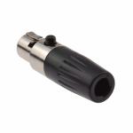 1000MΩ / AC500V 250VAC Mini Xlr Connector For 5mm Cables Soldering End Adapter