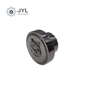 Quality Zinc Alloy Zamac Liquor Bottle Caps Electroplating Metal Round wholesale
