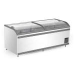 High Volume Island Freezer R404a Refrigerant With Maintenance Free