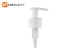Silver Aluminium Body Lotion Dispenser Pump Top / Soap Dispenser Pump Head