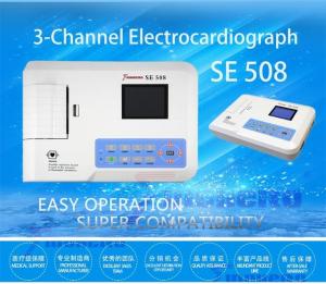 Quality Large TFT Screen Ecg Portable Machine , SE508 3 Channel Digital Ecg Machine wholesale