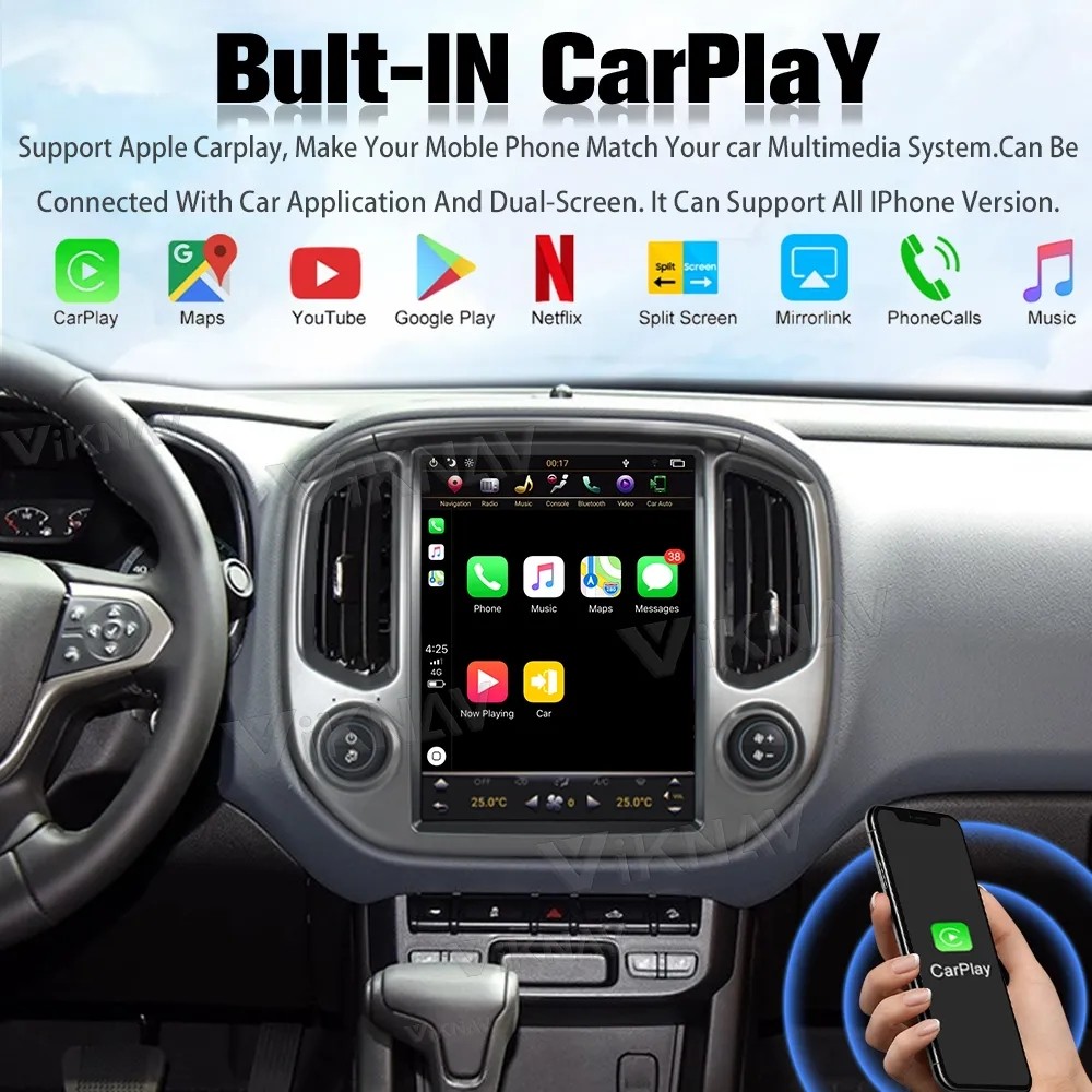 For 2015-2018 Chevrolet Colorado GMC Canyon 12.1 Inch Stereo 128G Navigation GPS Multimedia Player Wireless Carplay 4G