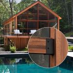 Concealed Joist Hanger 2"x4" Outdoor Face Mount Concealed Flange