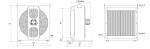 DET High Efficient Hydraulic Cooler For Construcion Machinery transmission
