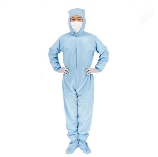 Dust Free Coverall Suit For Medical Pharmacy Mushroom Mycology Cleanroom