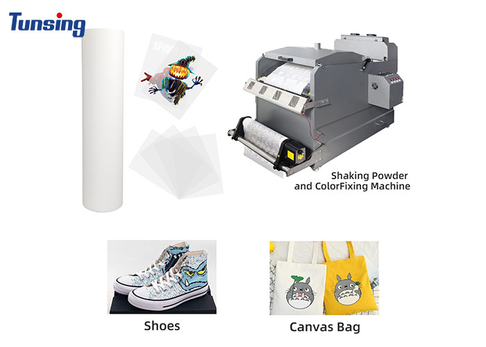 DTF Printing PET Film Roll 30cm 33cm 60cm DTF Heat Transfer Film