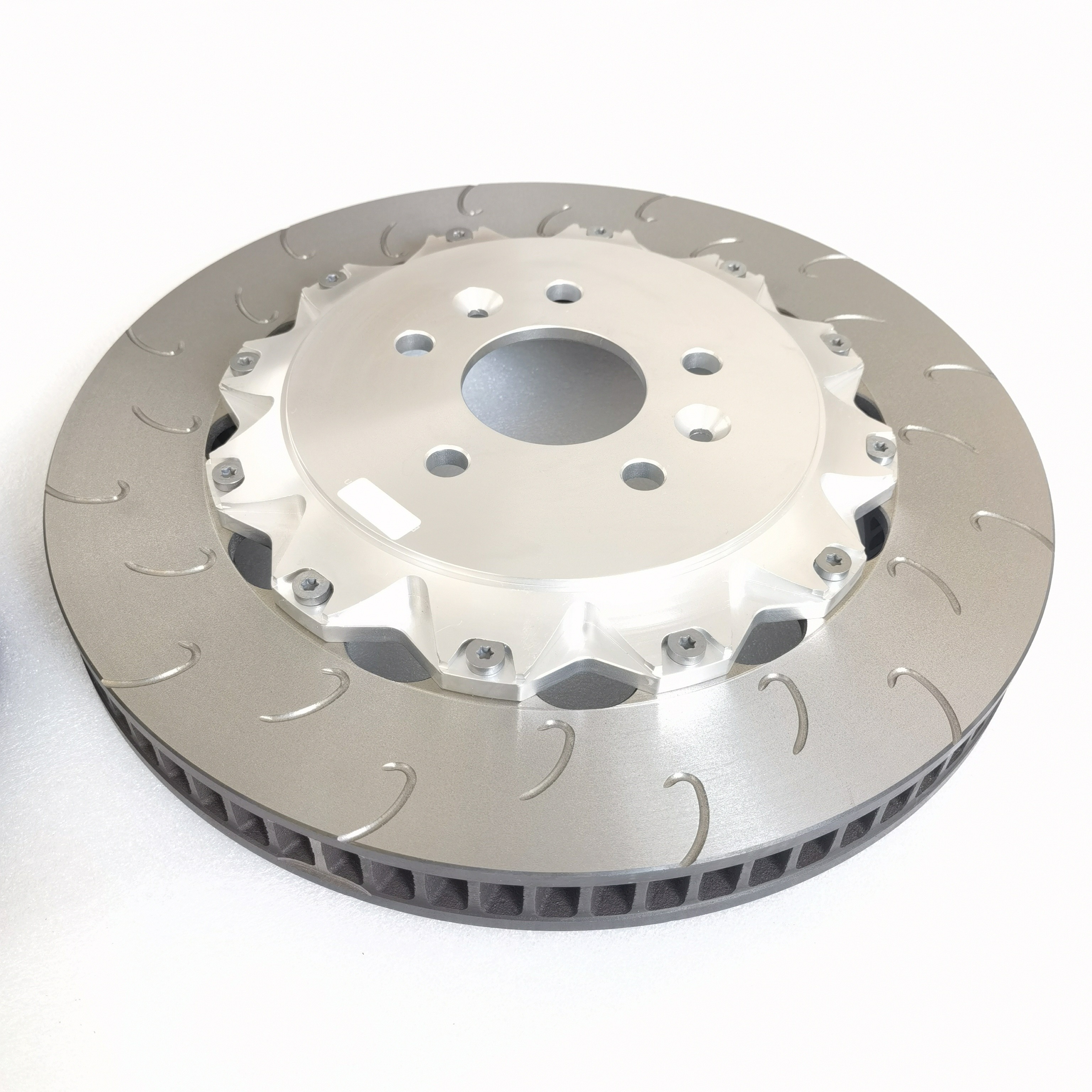 20 Inch Wheel Auto Brake Discs 370*36mm J Hook Center Bell For Megane RS4