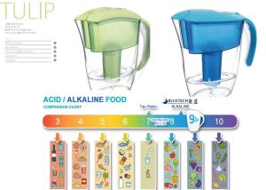 Quality Healthiest Carbon Water Filter Pitcher Cholorine Heavy Metal Limescale Removing wholesale