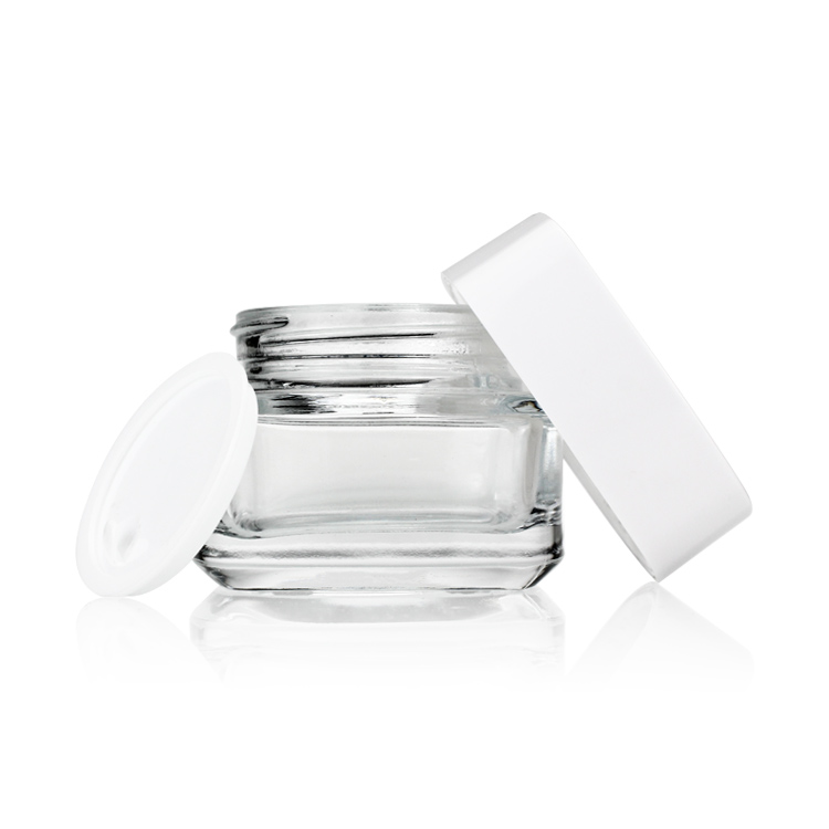Glass 50ml 100ml 120ml Empty Cosmetic Containers Pump Spray Cap And Screw Cap