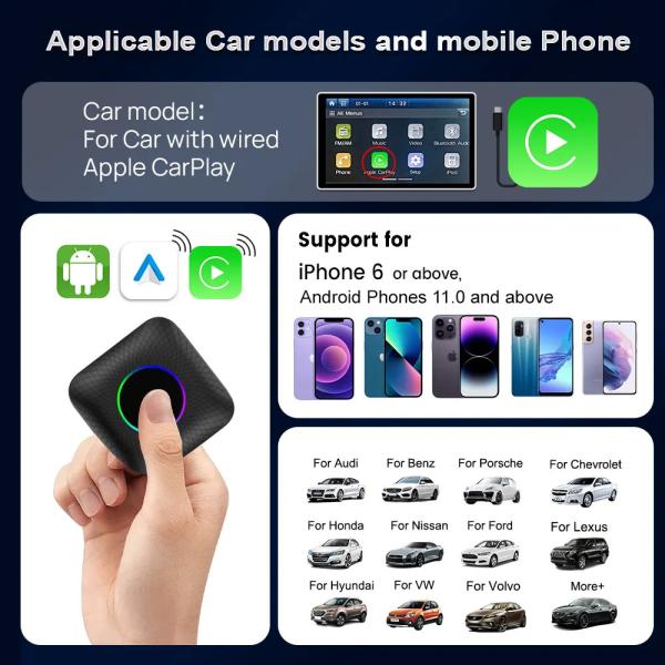 Multi Media Cpc200 Tbox Ambient Usb Adapter 8G 128Gb Up To 512Gb Android 13