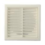 White 100/125/150mm Ventilation Plastic Eggcrate Grille for Wall Fan Installatio