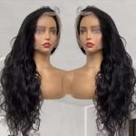 Ready to Ship Brazilian Virgin Hair Body Wave 180% Preplucked 360 HD ransparent