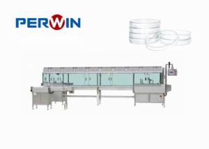 Quality Six Lane Petri Dish Filling Machine PW-PB4800 With Agar Plate Pourer wholesale