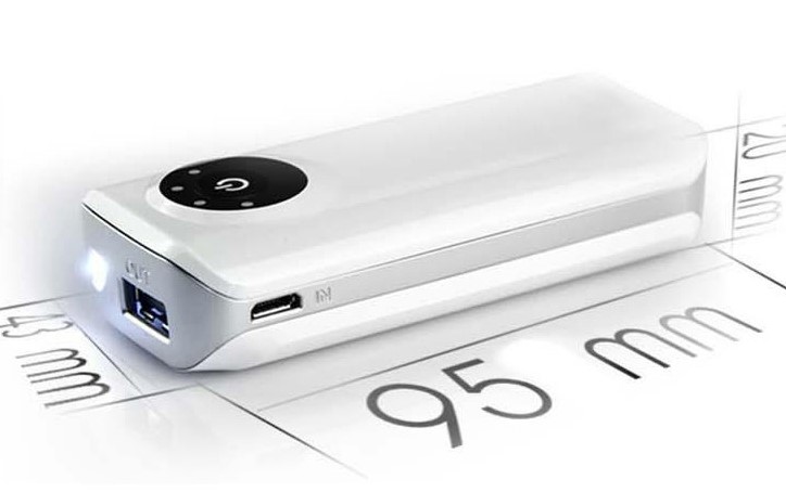 Plastic MSDS Fish Mouth 5V1A 6000mAh USB Stick Drive
