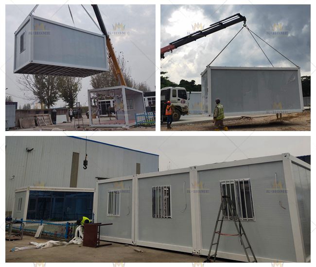 Demountable 20ft Container Homes Sandwich Panel Container House