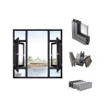 0.8-1.2mm Thickness Aluminum Window Profiles Set 6063
