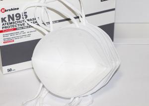 Quality Non Toxic KN95 Dust Mask Splash Repellent Barrier Adjustable Nosepiece wholesale