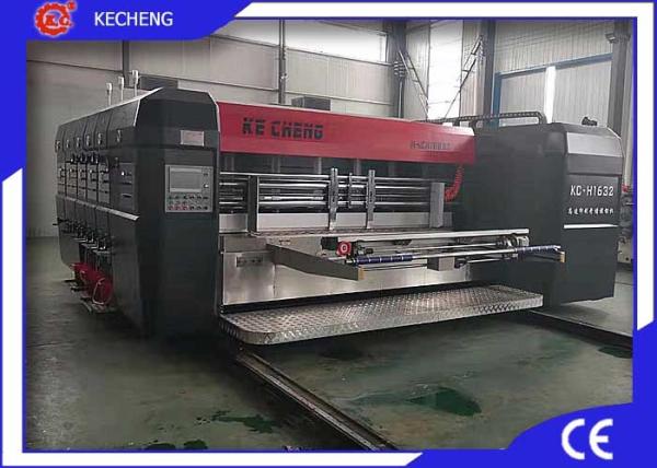Top Printing Automatic Flexo Printer Slotter / Carton Multi Colour Printing