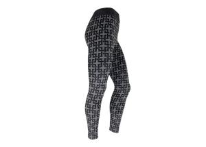 Quality Women Flat Knit Seamless Patterned Yoga Pants 65% Polyester 5% Spandex wholesale