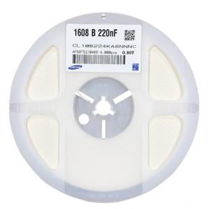 Quality 25V X7R 1608 Capacitor Ceramic Multilayer MLCC CL10B224KA8NNNC 220nF+/-10% wholesale