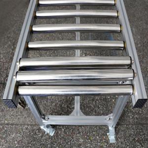 Quality Stainless Steel Powered Lineshaft Roller Conveyor High Efficiency For Transportation wholesale
