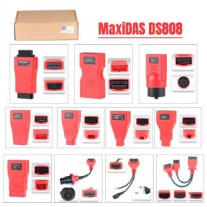 Quality Autel Full Set OBDII Cables and Connectors Kit for DS808/MK808/MP808 wholesale