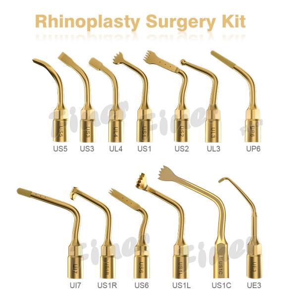 Stainless Steel 29KHz Rhinoplasty Surgery Tip Dental Implant Preparation Piezo