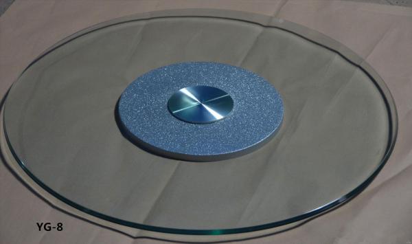 glass turn table/lazy susan/glass table dining used for sale (YG-3)