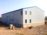 Commercial Steel Frame Storage Shed With Mezzanine