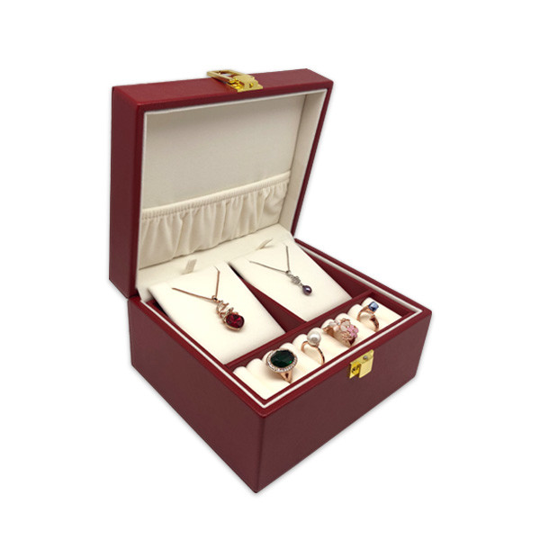 MDF Divider Velvet Inside Jewelry Gift Boxes For Earring