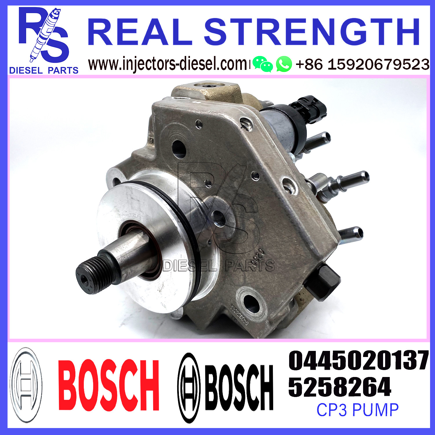Diesel Engine Parts High Pressure Fuel Injection Pump 5258264/0445020137/4983836