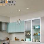 Modular Kitchen Cabinets with Laminated Bullnose Countertop Edging in Australian